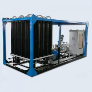 Industrial gas filling pump skid